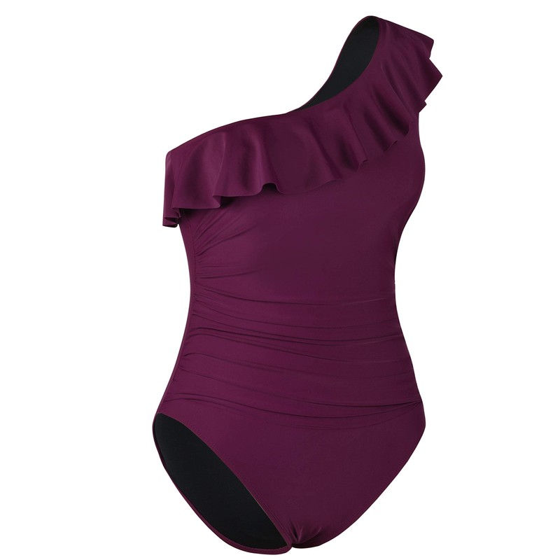 Mycoco Trajes de baño de una Pieza con Volantes y