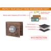 Fa.Volmer ® Leather Wallet with RFID Protection - Buffalo Leather