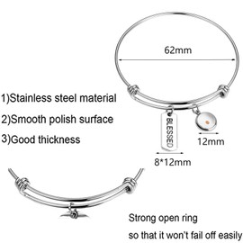 Christian Gift Mustard Seed Faith Blessed Inspirational Neckalce Bracelet (Blessed Bracelet)