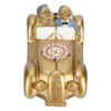 Old Couple Resin Grandma and Grandpa Car Model Saving Pot