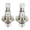 2 Pcs 100W H4 LED Motorcycle Headlight Bulb 360 Degree