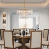 AGV LIGHTING CH010 Crystal Chandelier, Vintage Pendant Chandelier Lighting with