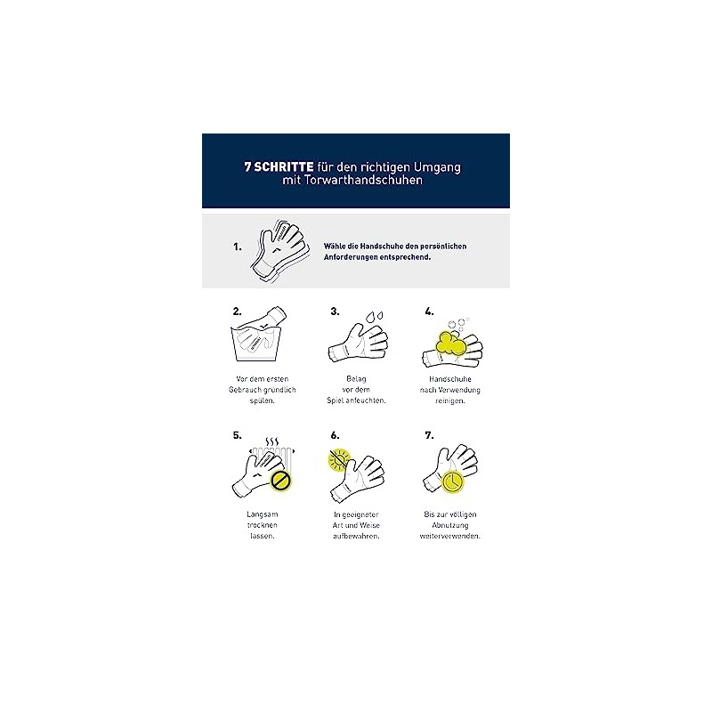 Reusch Attrakt Solid Junior Unisex Goalkeeper Gloves Safet Yellow/DP Blue/White