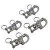 keehui 4Packs of 2-3/4inch Jaw Swivel Snap Shackle 316 Stainless