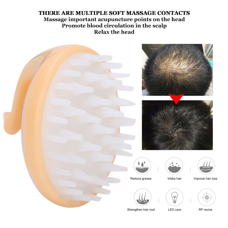 USB Charging Electric Scalp Massage Comb Phototherapy Massage Hair Growth