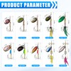 Fishing Lures Spinnerbait Kit, Rooster Tail Fishing Lures Inline Spinner
