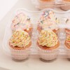PME Pack of 3 Reusable Plastic Cupcake Container Carrier Boxes