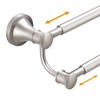 Hoimpro Adjustable Retractable 15-27 Inches Stainless Steel Bathroom Towel Bar,