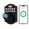 CHEN LCLILICHEN Smart Fingerprint Door Lock, Keyless Entry Deadbolt with