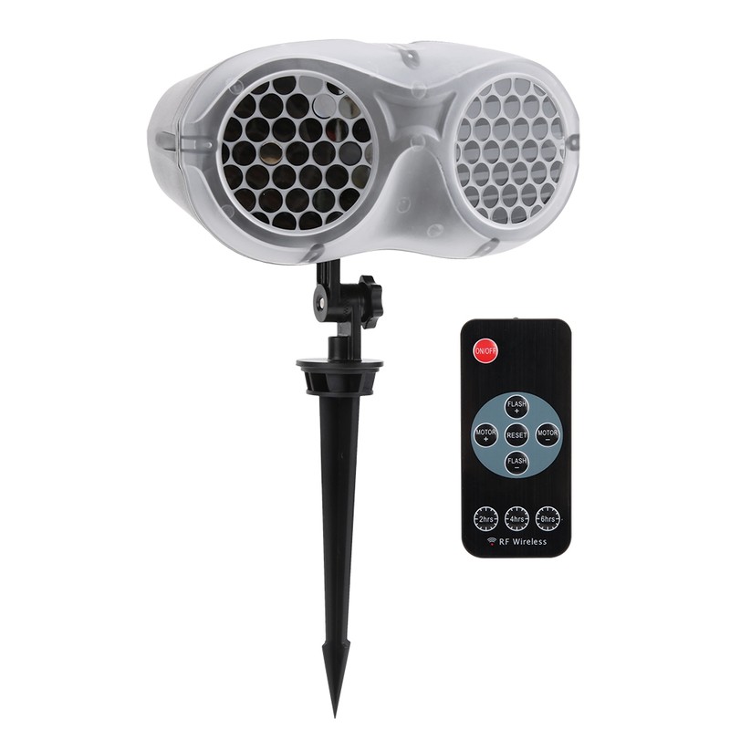 Snowflake Projection Light Waterproof Remote Control Light 100‑240V Lighting Supplies