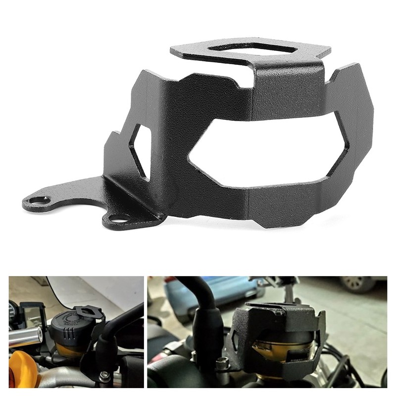 Front Brake Fluid Reservoir Guard CNC Oil Cup Protect Cover