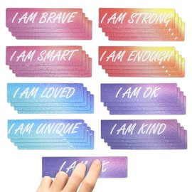 32 PCS Calm Strips for Anxiety Sensory Stickers, Calming Strips Tactile Rough Tactile Stickers, Textured Sensory Strips for Desk Classroom (Watercolor Style)