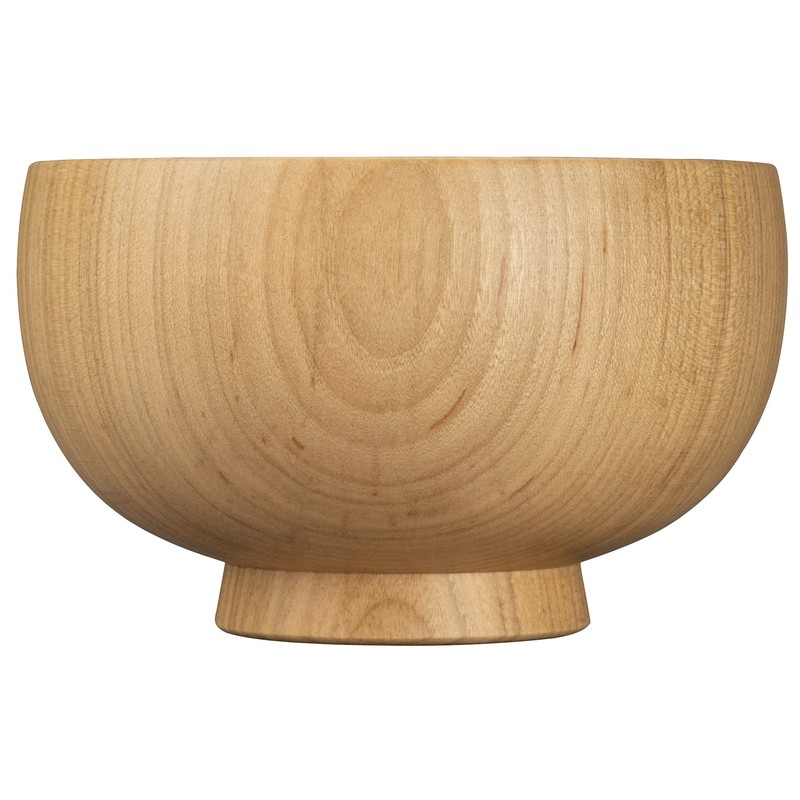 Yamanaka Lacquerware Shirasagi Woodworking Soup Bowl M Approx. 4.3 inches