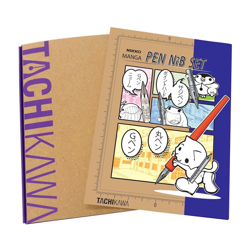 Tachikawa Pin Manufacturing Tachikawa Daylight Cartoon Pen Set N-CPS