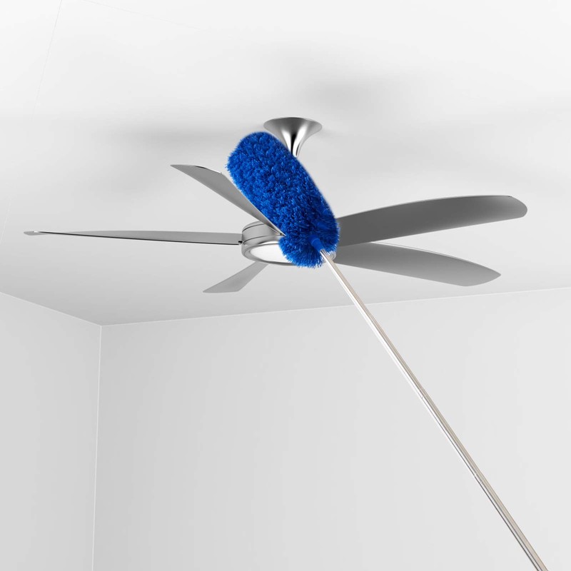 ZZ LAZYCOTTAGE Cobweb Duster with Extension Pole, Washable Cleaning Duster