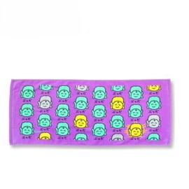 Okutani Corporation Face Towel 6 Oekaki TOWEL Sports Towel (Bukuda-san)