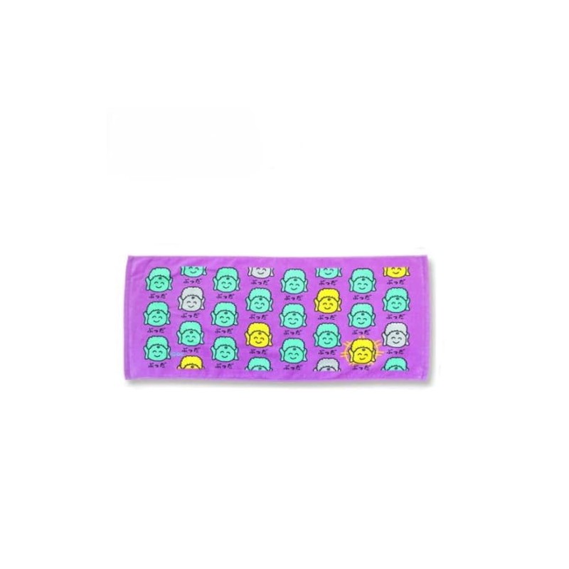 Okutani Corporation Face Towel 6 Oekaki TOWEL Sports Towel (Bukuda-san)