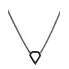 Liebeskind Berlin Women's Necklace with Pendant, Matte Stainless Steel 46