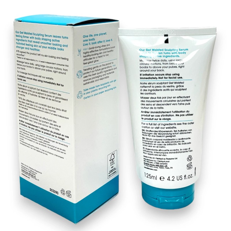 Mio Get Waisted Sculpting Serum Firming Body Shaper (125ml/4.2fl.o<wbr/>z) New