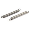 sourcingmap 0.5mmx5mmx50mm 304 Stainless Steel Tension Springs Silver Tone 5pcs