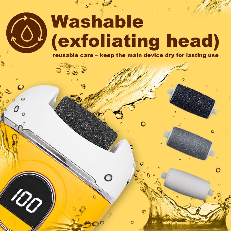Electric Foot Callus Removers Rechargeable,Pedicure Tools for feet,Electronic Foot File