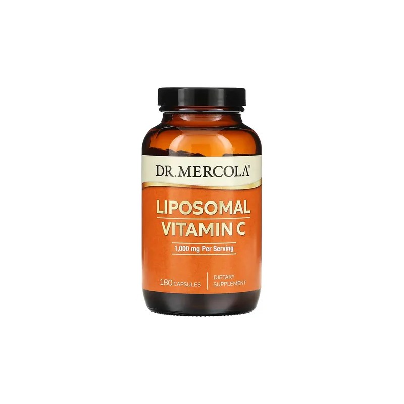 Vitamina C Liposomal Dr Mercola 1000mg 180 Cápsulas Absorción Mejorada