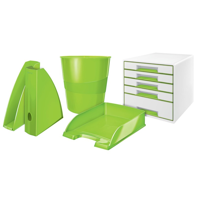 Leitz 52263054 A4 Letter Tray, WOW Range, Green