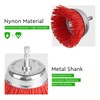 SWAWIS 9-Piece Nylon Brush Set, 75 mm Disc Brush, Cup
