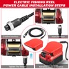 Electric Fishing Reel Adapter for Craftsman 20V Battery to for