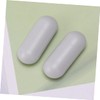 TEHAUX 2pcs Toilet Seat Padding Kit Antislip Gasket Bumper Toilet