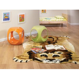 Walk on Me Kids Lion Playmat Rug (2x4 (27" x 43"))
