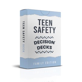 Teen Safety Scenario Cards; 60 Scenario-Based Questions Designed to Help You and Your Teen Grow and Learn How to Stay Safe Both Online and in The Real World.