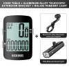 ROCKBROS Cycling Computer Speedometer &Bracket GPS IPX7 Bluetooth Type-C Beidou