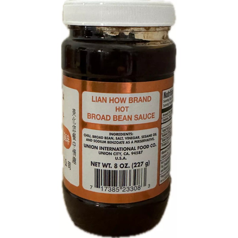 Lian How 1 Pack - 8oz Lian How Chili, Bean,