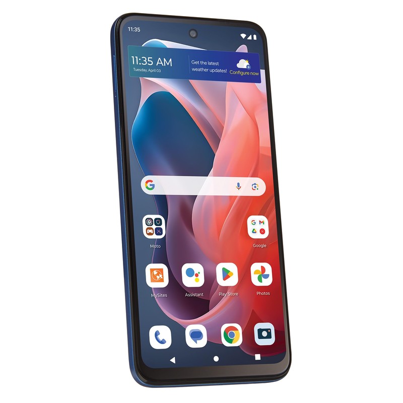 total wireless Motorola Moto g Play 2024, Locked, 64GB, Blue,