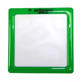 DEMCiflex 120mm Magnetic Fan Dust Filter - Acid Green with White Mesh