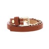 VALENTINO Emma Winter Belt W120 Cuoio / Oro - Can