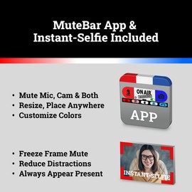 MuteKit Secure Mute for Video Conference Apps. Mute Mic, Cam & Both Together. On Air Light, Physical & Onscreen Mute Button & Instant-Selfie. Free App Install Required. Mac & PC. Zoom, Teams & More!