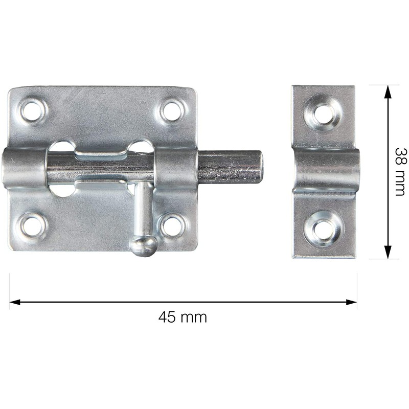 LouMaxx Door Bolt Set of 2 – Bolt Lock 38