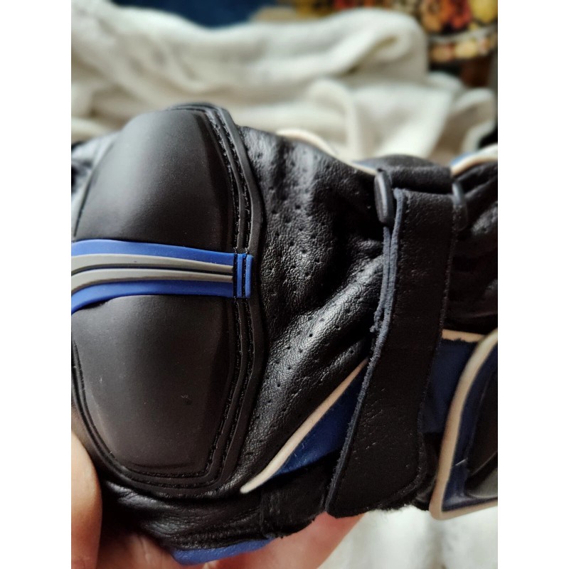 Yamaha Leather Gauntlet Motorcycle Gloves Sz Large