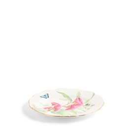 Royal Albert Miranda Kerr Australiana Collection Bone China 16cm Plate, Floral Design with Butterfly, Gold Trim