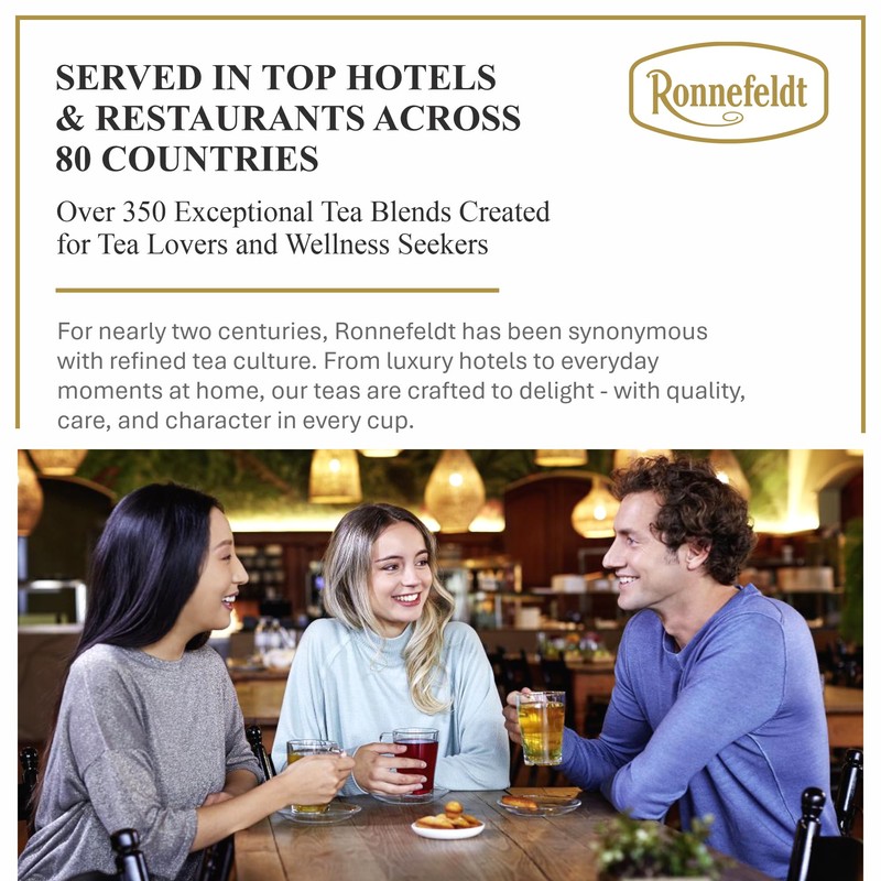 Ronnefeldt Teavelope Silver Lime Blossom – Caffeine-Free Linden Flower Herbal