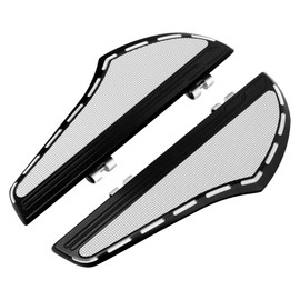 XMT-MOTO Front Driver Footboard Floorboard Fit For Harley Softail FL 00-17 Dyna 2012-2016