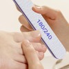 25Pcs 180/240 Grit Nail Files, Professional Nail Files Set for