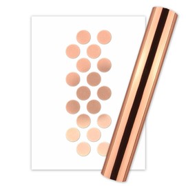 Briartw 4 Rolls Glimmer Hot Foil Roll Bundle for Crafts,Rose Gold Heat Activated Foil for Glimmer Hot Foil System/Heat Foil Pen,5.9inx16.4ft Heat Transfer Foil Roll,Foil Transfer Sheets
