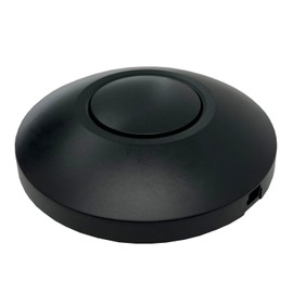 LED Wifi Dimmer 100 W 230 V/230 V Foot Dimmer Cord Dimmer for HV Lamps Alexa/App Controllable (Black)