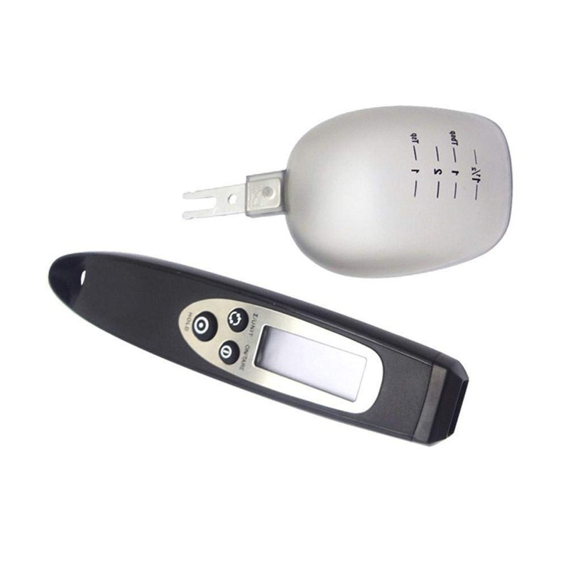 Digital Kitchen Scales with Measuring Spoon, Spoon Scales with Dosing