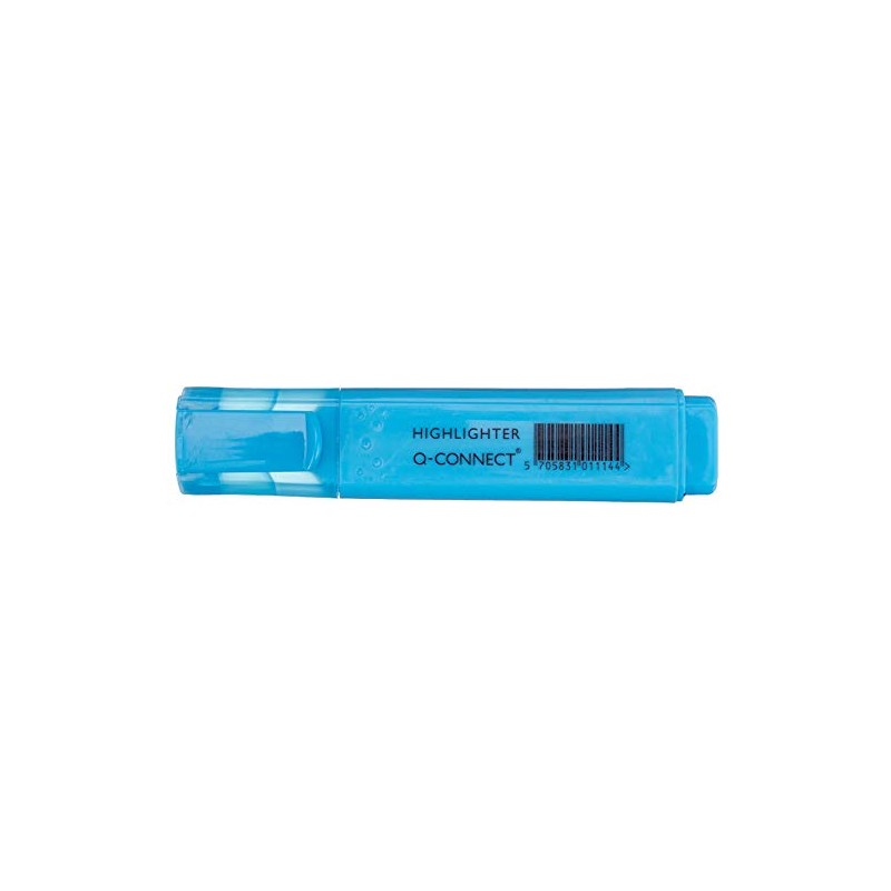 Q-Connect 10844 Highlighter Chisel Tip 2-5 mm Line Blue