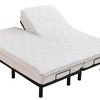 Kingnex Quilted Split Top King Mattress Topper Pad for Adjustable