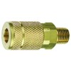 Tru-Flate 13-125 1/4" T Design x 1/4" MNPT Brass Coupler